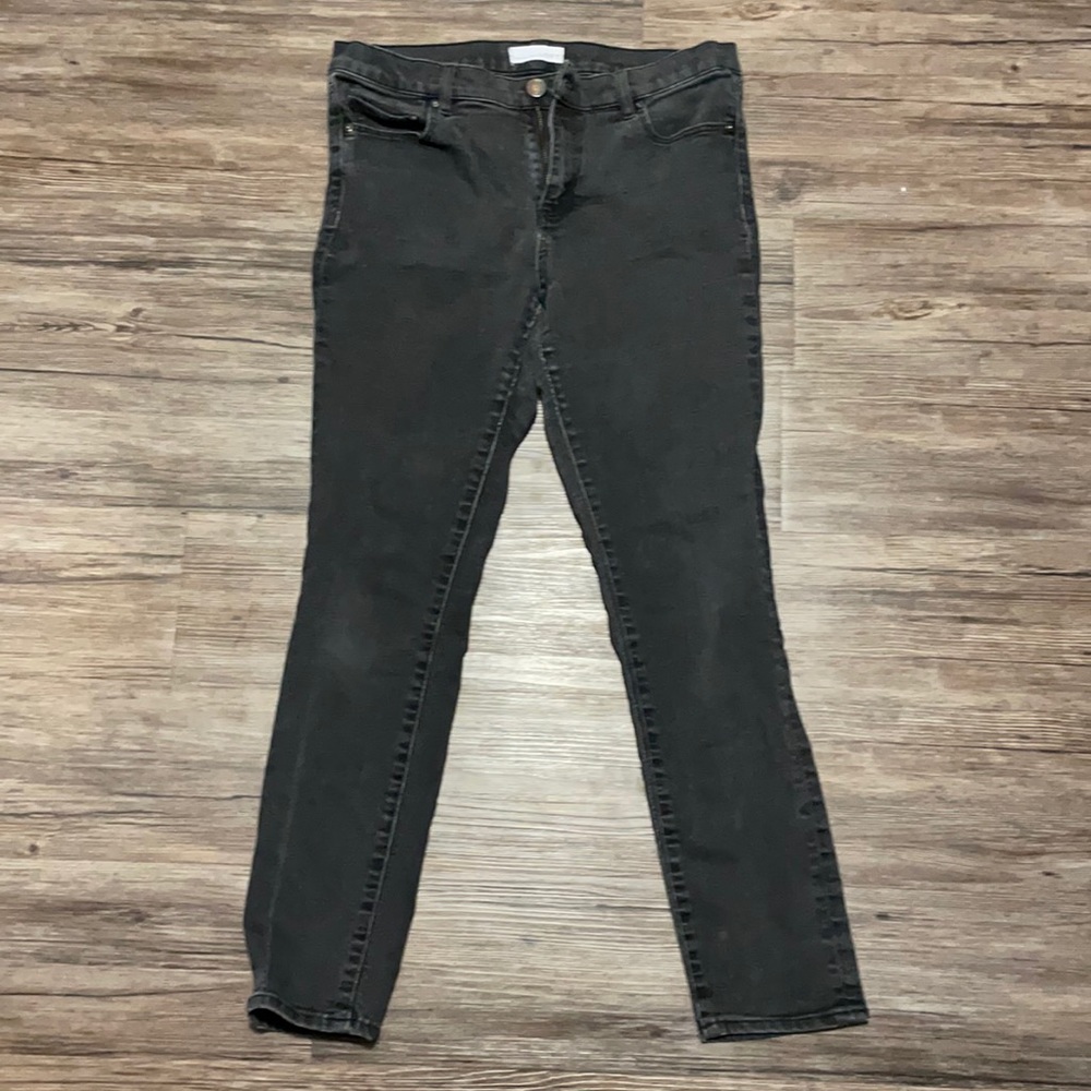 Loft skinny jeans in black size 8